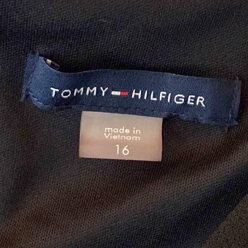 Black & Purple Tommy Hilfiger Shift Dress Size 16 Barely Worn - Picture 6 of 6